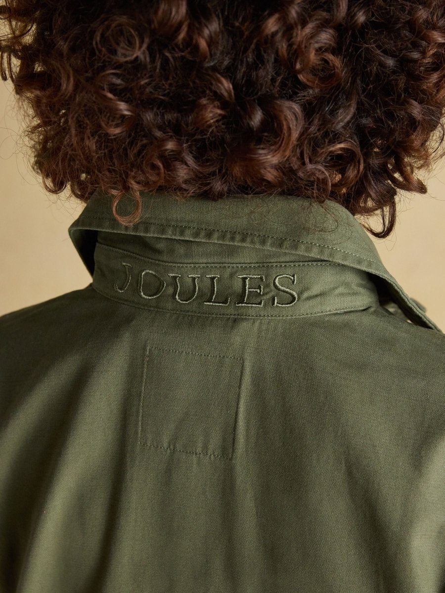 Twyford Khaki Green Lightweight Utility Jacket - RUTHERFORD & Co