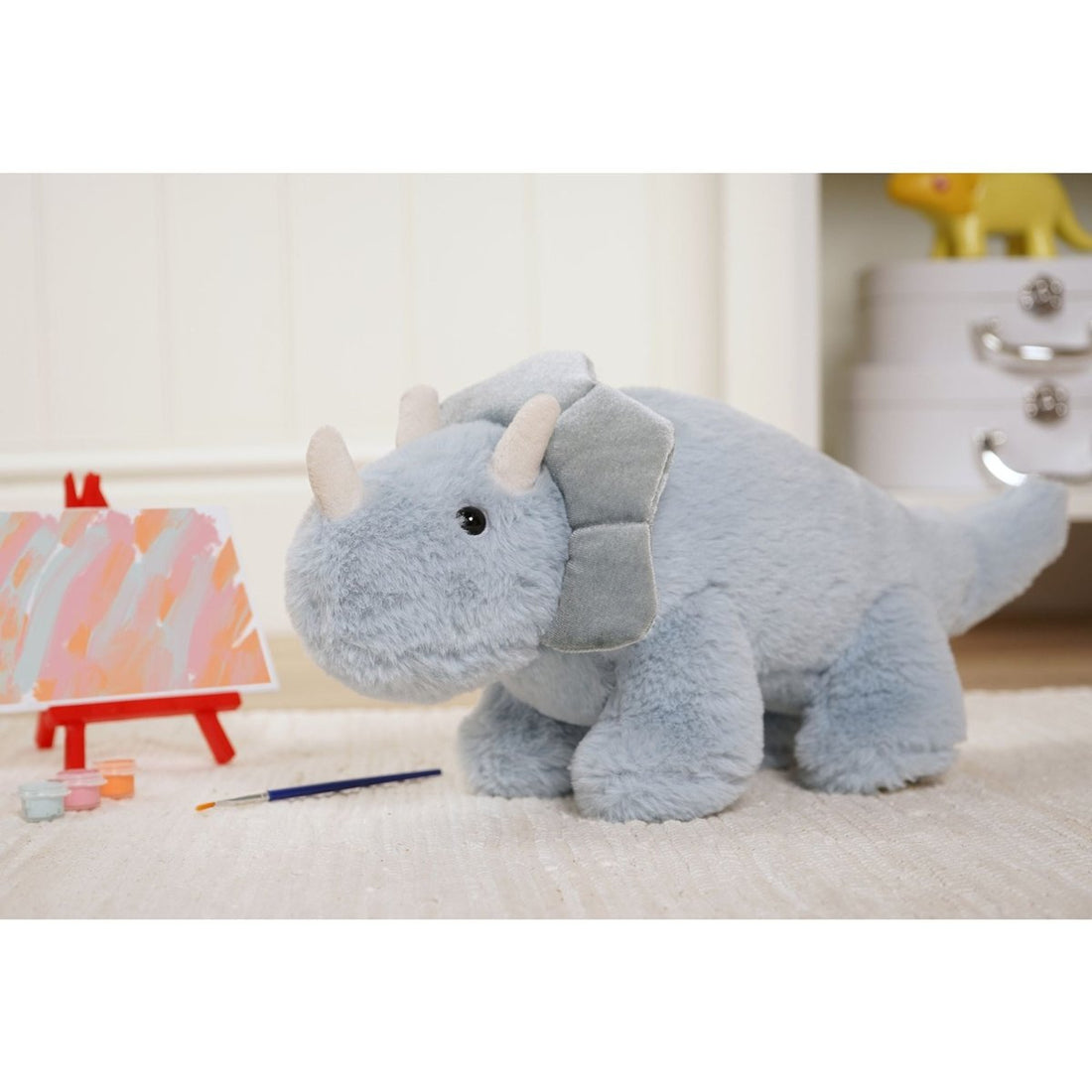 Tyrone The Plush Blue Dinosaur 40 cm - RUTHERFORD & Co