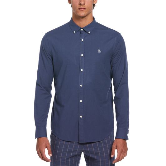 Ecovero Oxford Stretch Long Sleeve Shirt