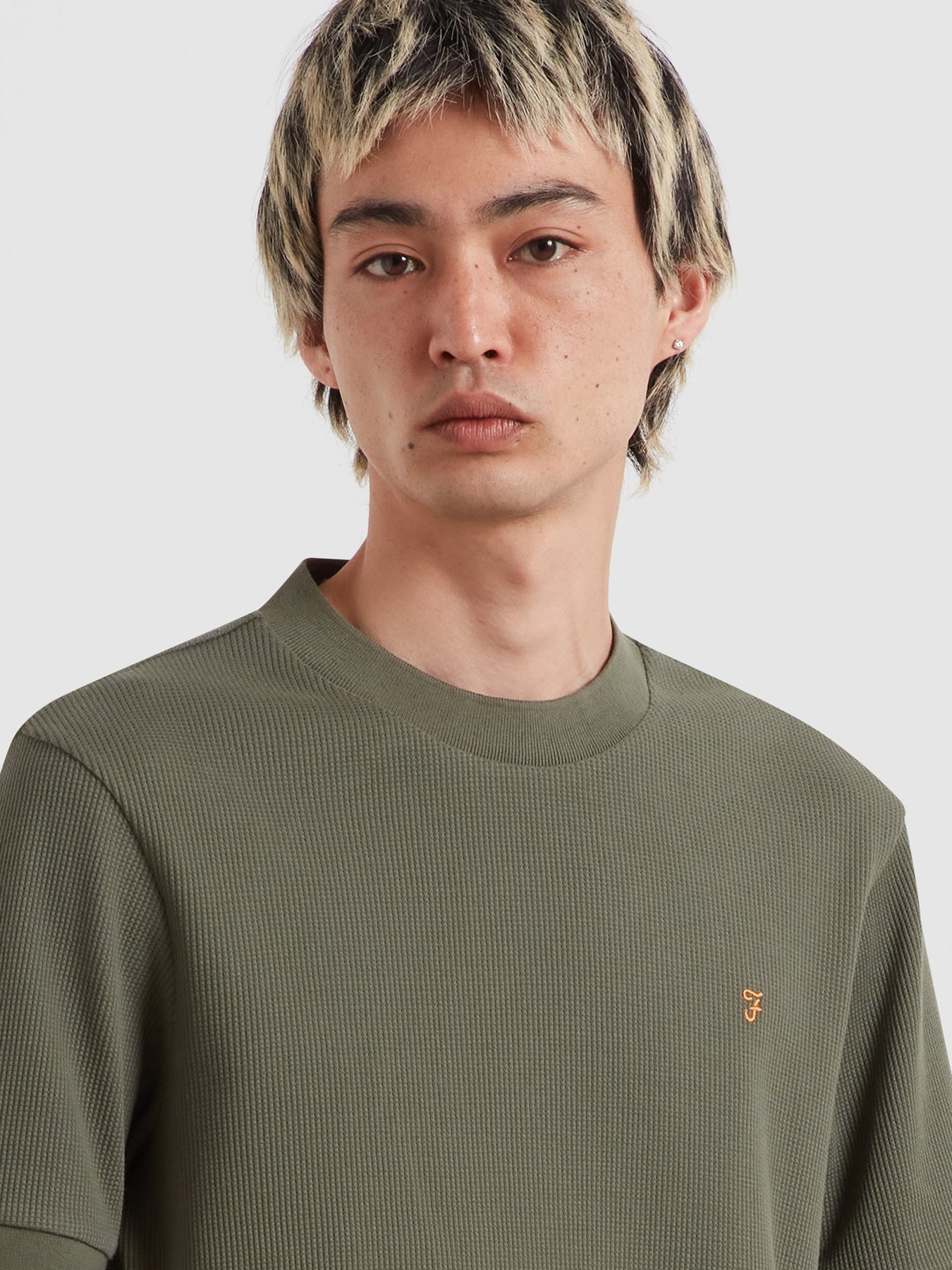 Paine Waffle T-Shirt In Rosemary
