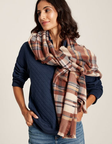 Bracewell Large Check Blanket Scarf