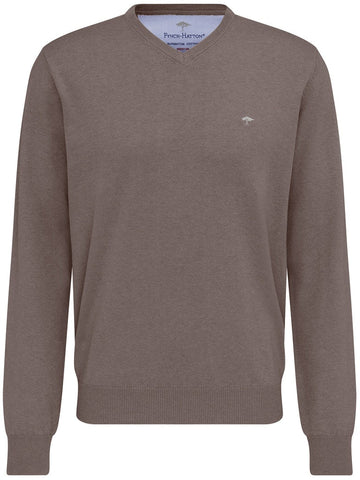 V-Neck, Earth - RUTHERFORD & Co