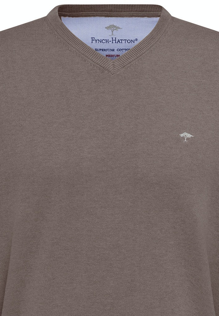 V-Neck, Earth - RUTHERFORD & Co