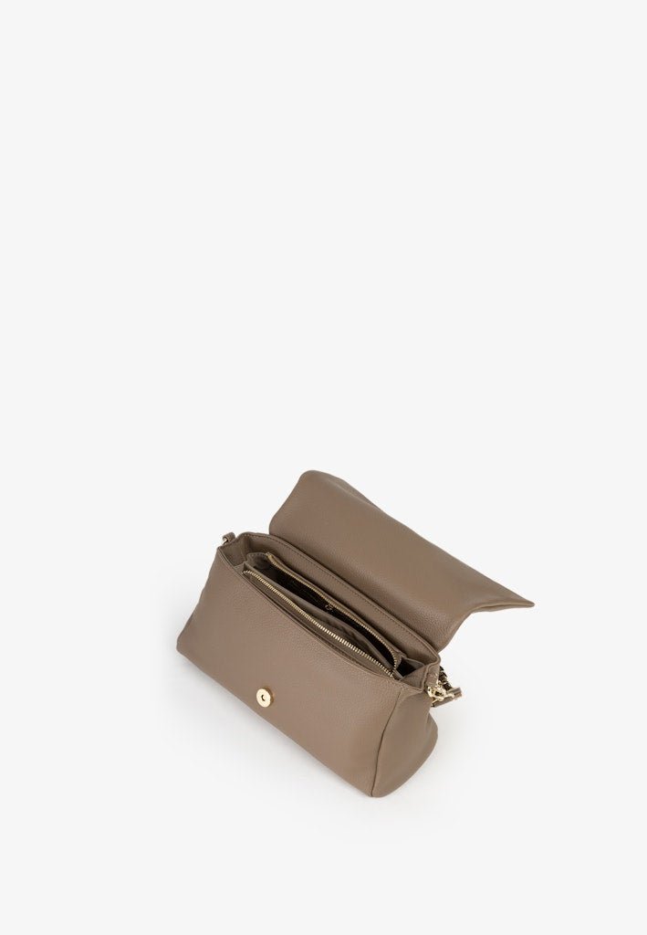 Valentino Lena Flap Bag - Taupe - RUTHERFORD & Co