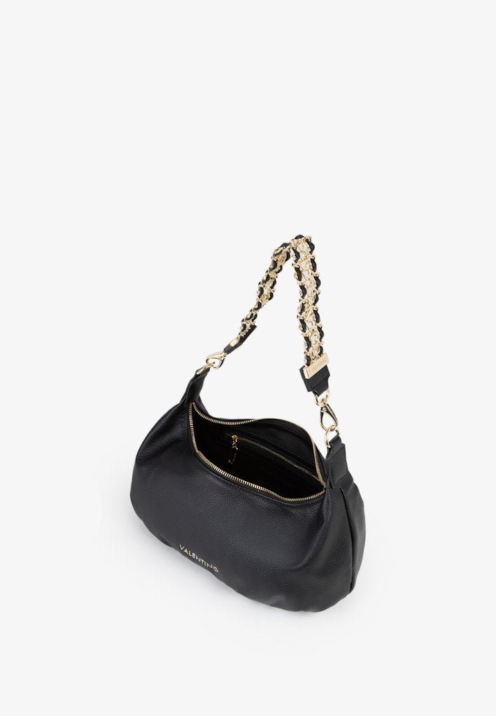 Valentino Lena Hobo Bag - Black - RUTHERFORD & Co
