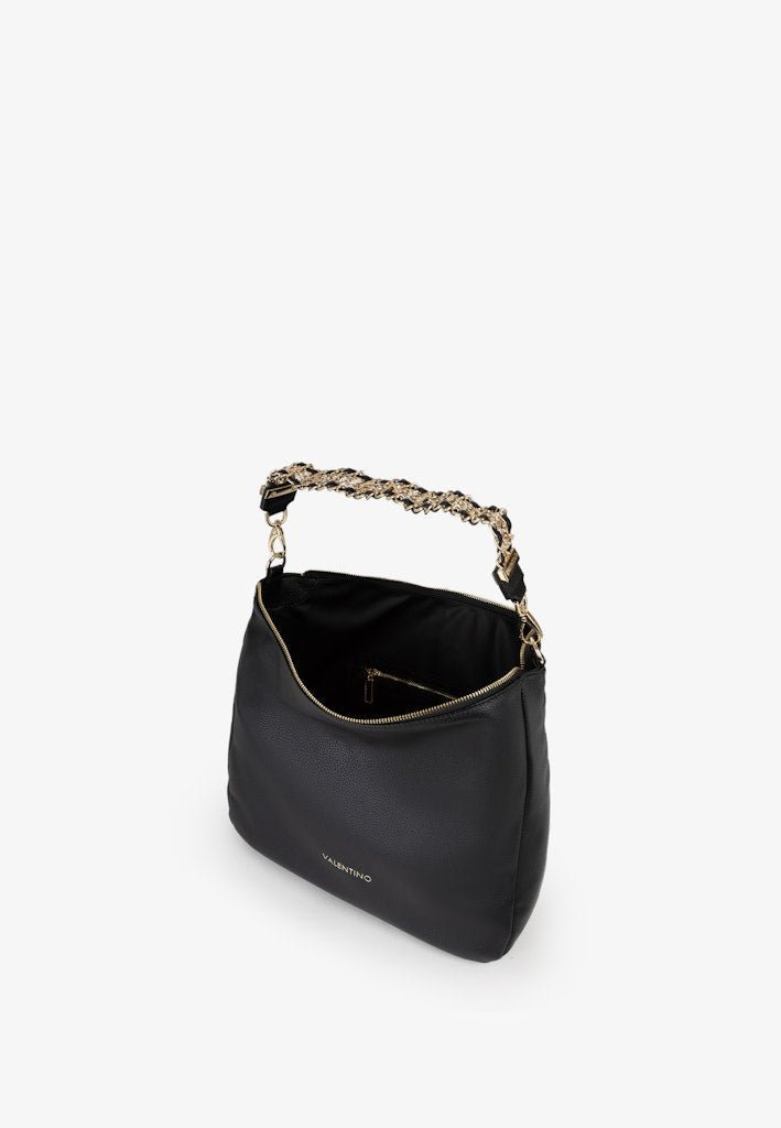 Valentino Lena Large Hobo Bag - Black - RUTHERFORD & Co