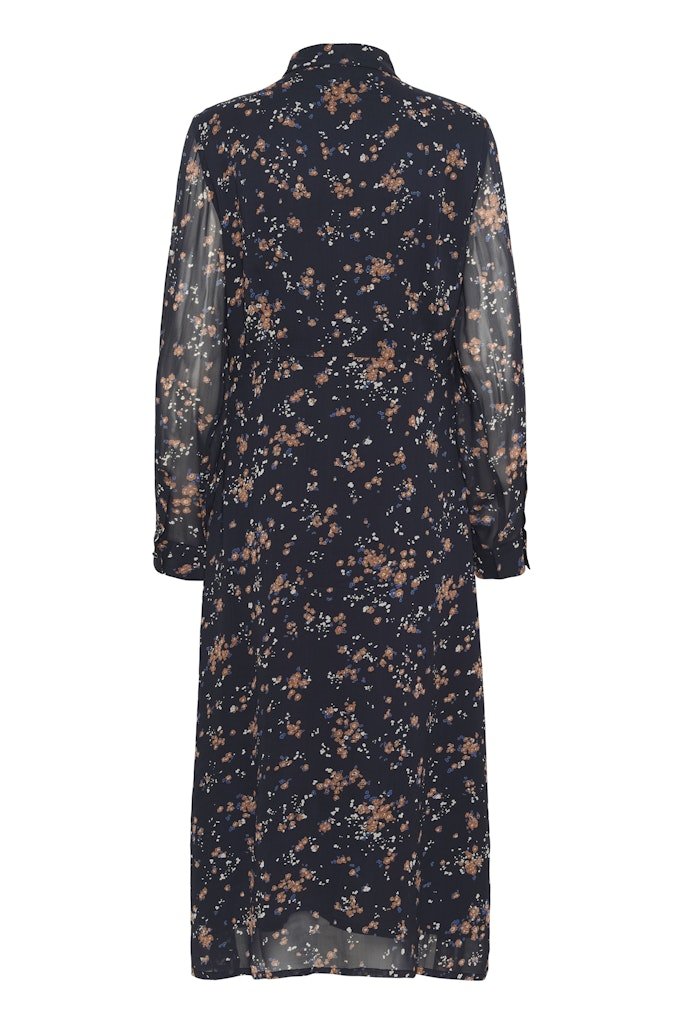 ValinkaPW Dr Dress - Dark Navy Mini Flower Print - RUTHERFORD & Co