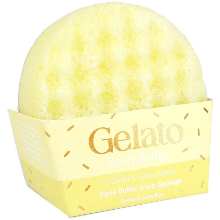 Vanilla & Tonka Gelato Body Buffer Sponge - RUTHERFORD & Co
