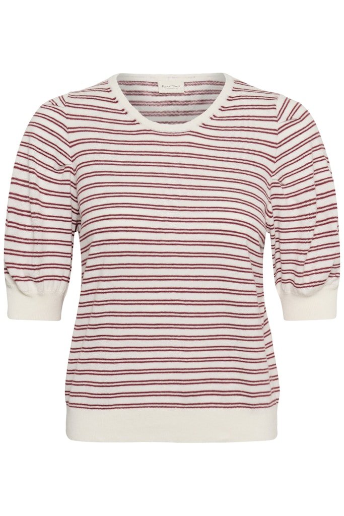 VaraianPW Pullover - Burnt Russet Stripe - RUTHERFORD & Co