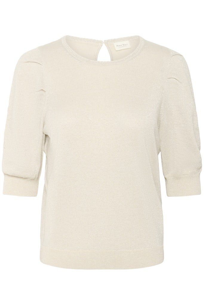VaraiaPW Pu Pullover - Whitecap Gray With Lurex - RUTHERFORD & Co