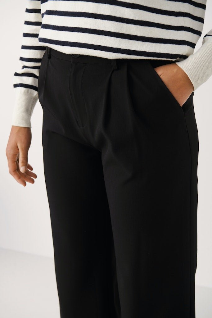 VeannaPW Pa Trousers - Black - RUTHERFORD & Co