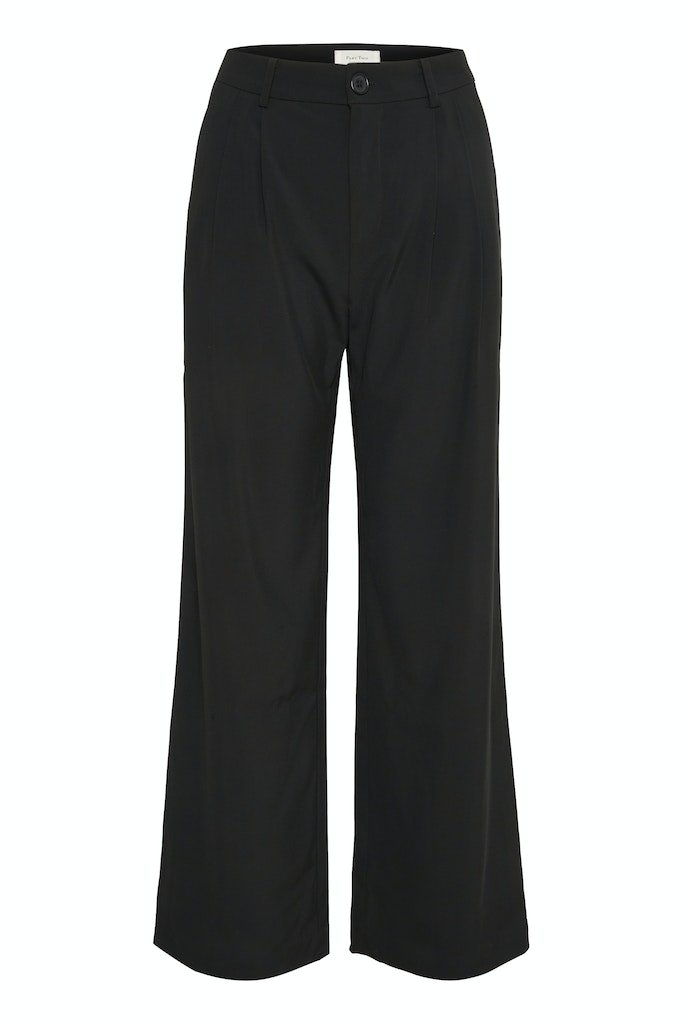VeannaPW Pa Trousers - Black - RUTHERFORD & Co