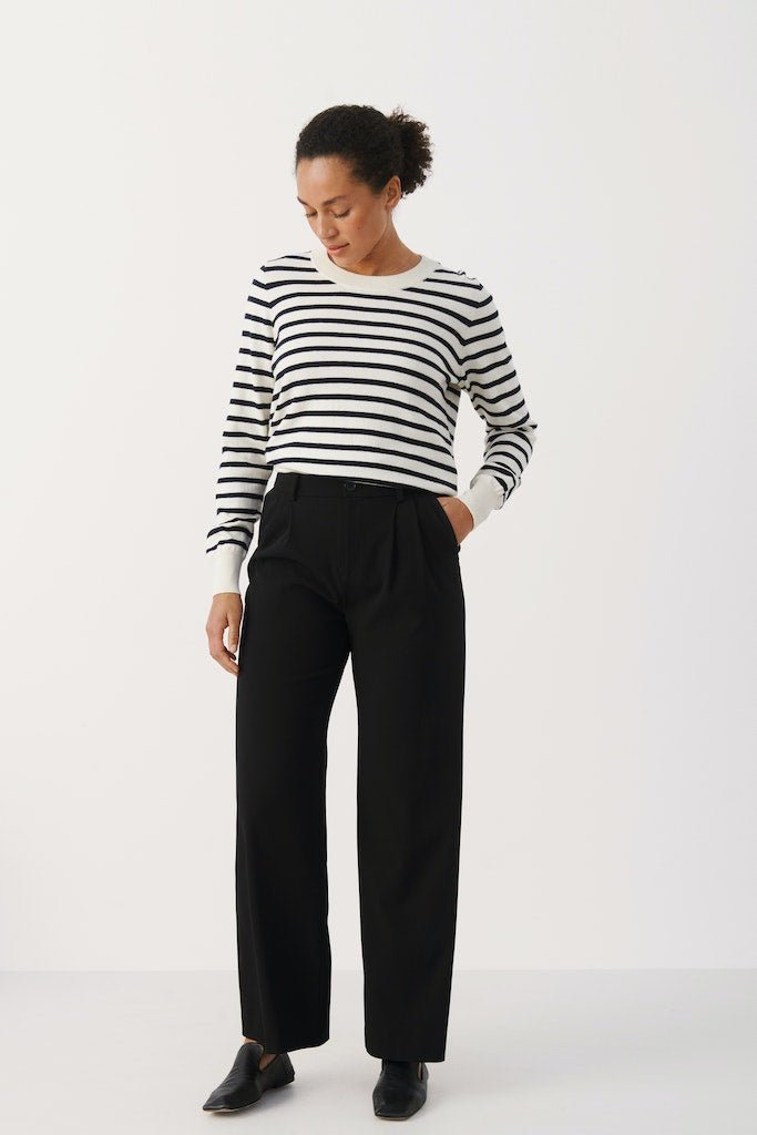 VeannaPW Pa Trousers - Black - RUTHERFORD & Co