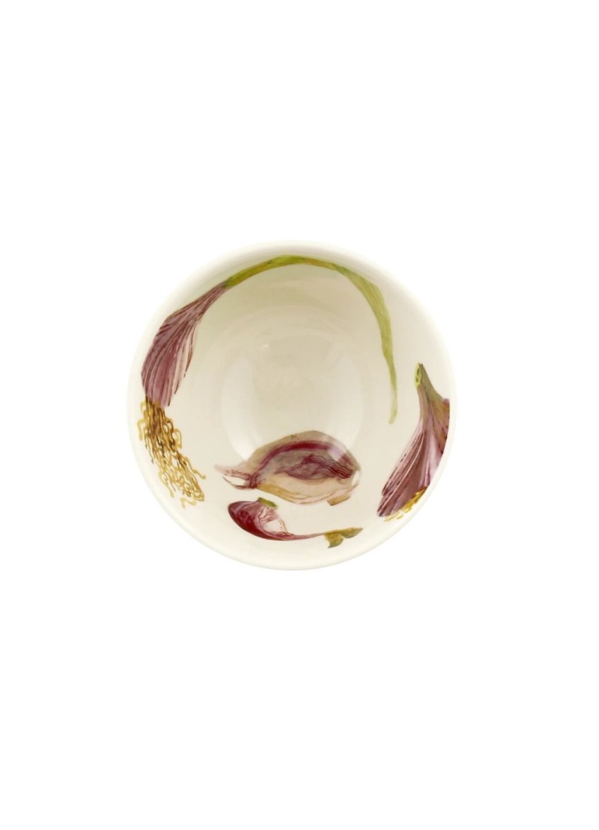 Vegetable Garden Garlic Small Old Bowl - RUTHERFORD & Co
