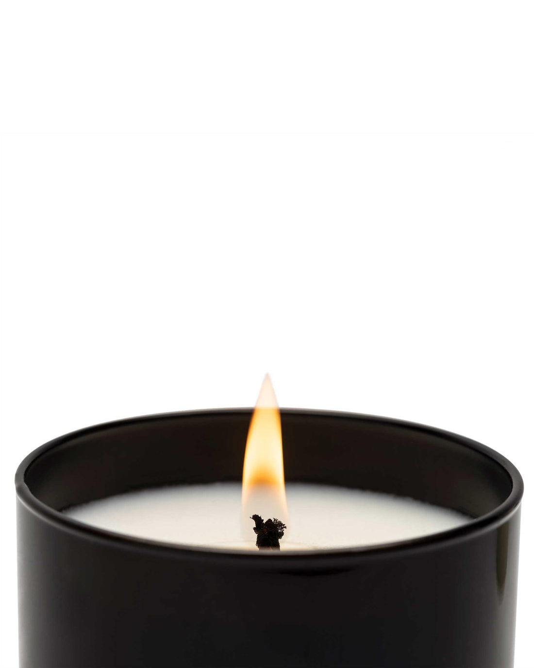 Premium Candle 230g - Basil & Mandarin - Black