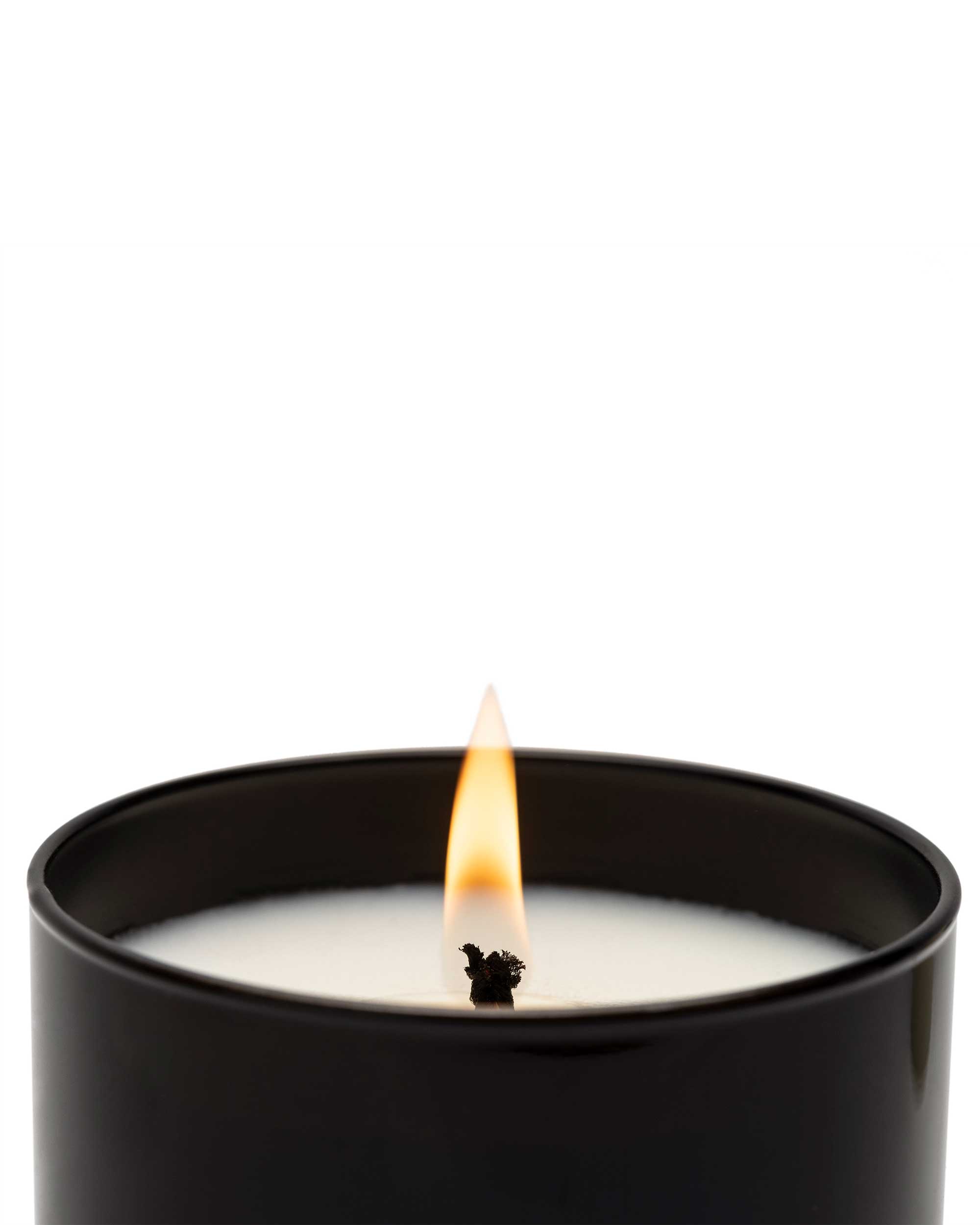 Premium Candle 230g - Basil & Mandarin - Black