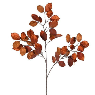 Velvet Beech Leaves Spray - RUTHERFORD & Co