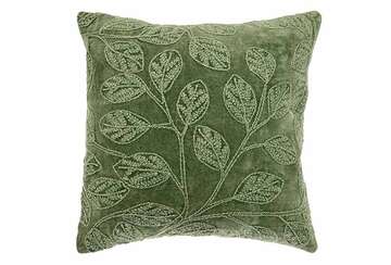 Velvet Embroidered Cushion - RUTHERFORD & Co