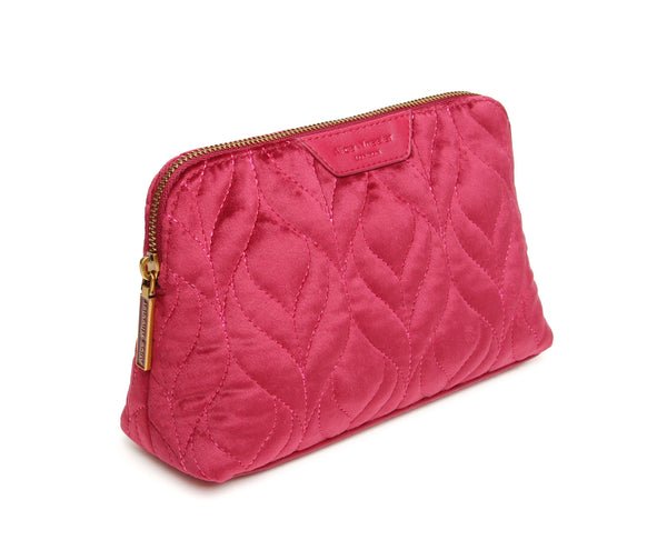 Velvet Make Up Bag/Fig - RUTHERFORD & Co