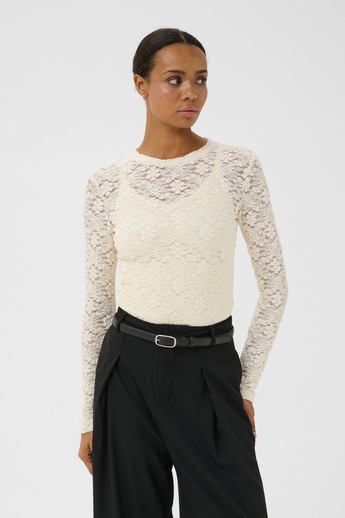VenetiaPW T-Shirt - Eggnog - RUTHERFORD & Co