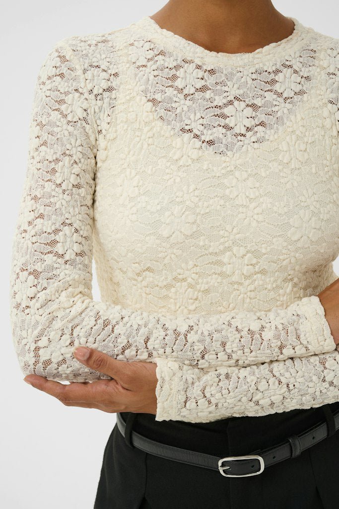 VenetiaPW T-Shirt - Eggnog - RUTHERFORD & Co