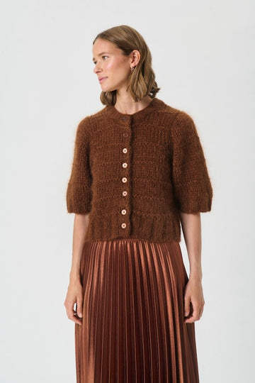 VernonaPW Ca Cardigan - Sorrel Horse - RUTHERFORD & Co