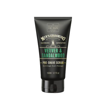 Vetiver & Sandalwood Pre Shave Scrub - RUTHERFORD & Co