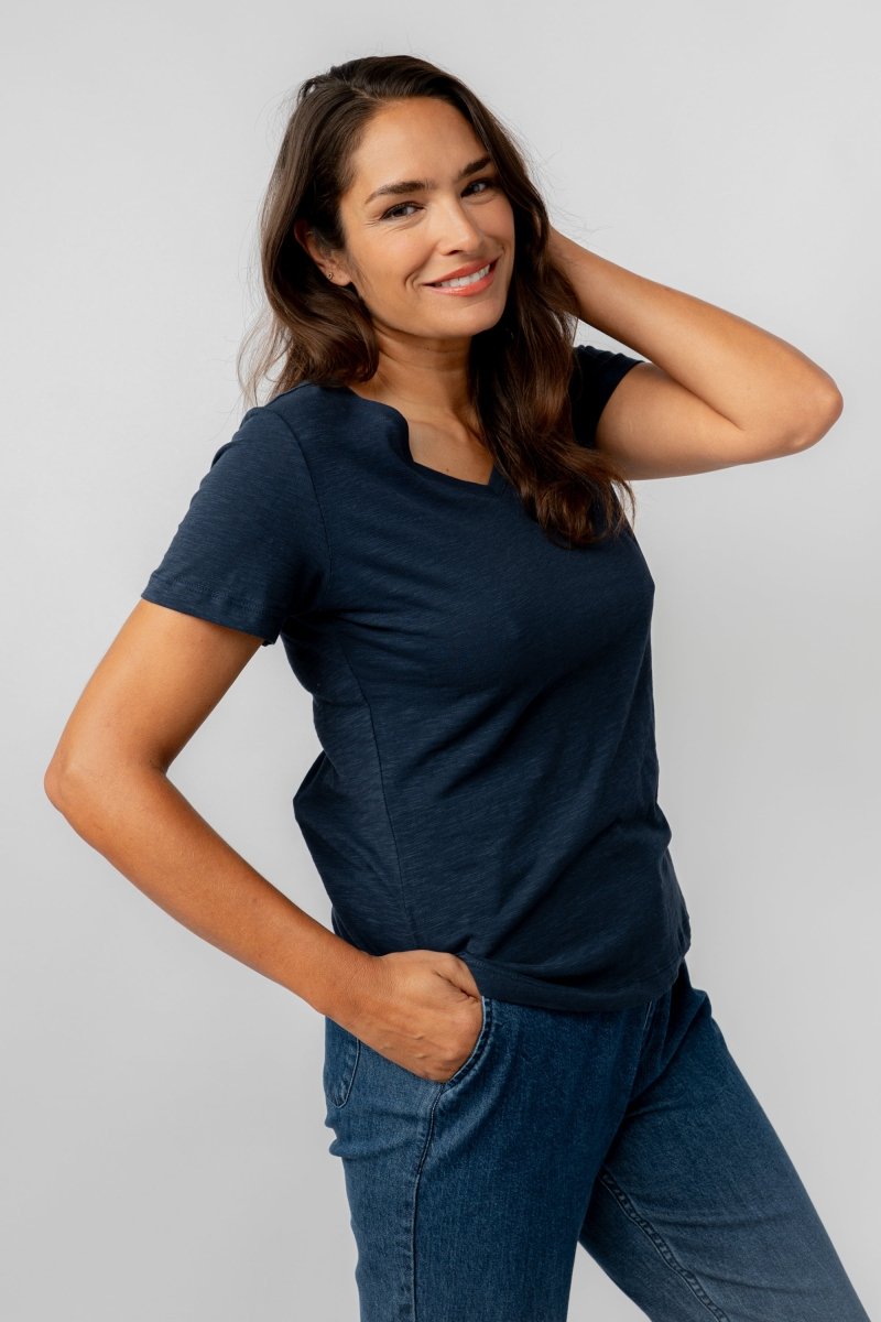 Victoria Organic Cotton T-shirt - RUTHERFORD & Co