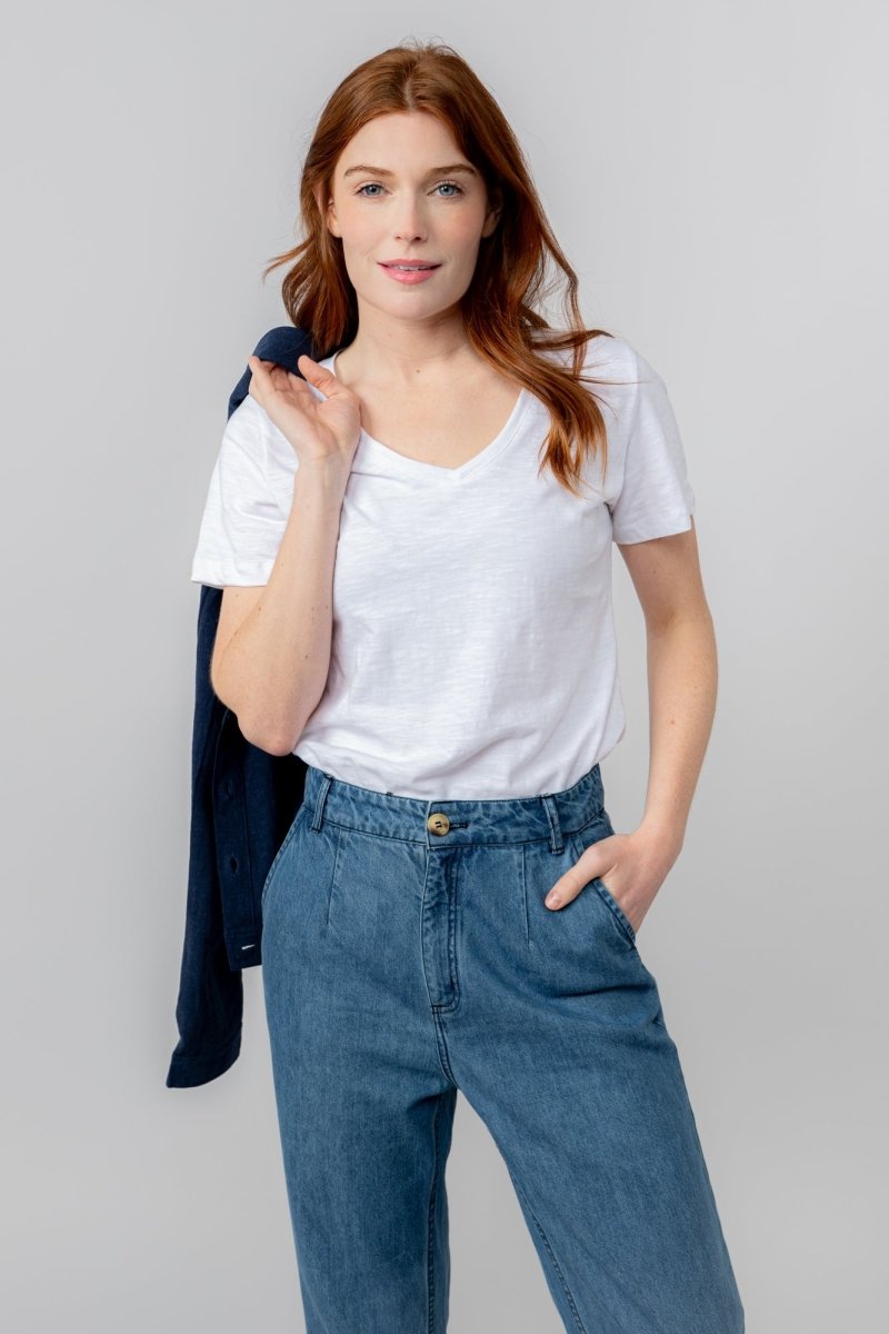Victoria Organic Cotton T-shirt - RUTHERFORD & Co
