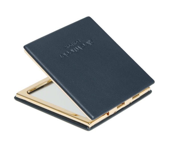 Vienna Mirror Compact/Navy - RUTHERFORD & Co