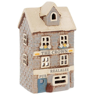 Village Pottery Crown Pub Tealight - RUTHERFORD & Co
