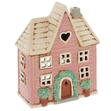 Village Pottery Floral Panel House Pink Large - RUTHERFORD & Co