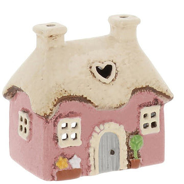 Village Pottery Mini Heart Cottage Pink - RUTHERFORD & Co