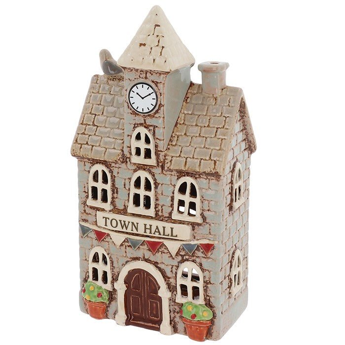Village Pottery Town Hall Tealight - RUTHERFORD & Co