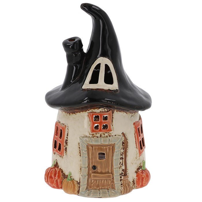 Village Pottery Witch Round House Tealight - RUTHERFORD & Co