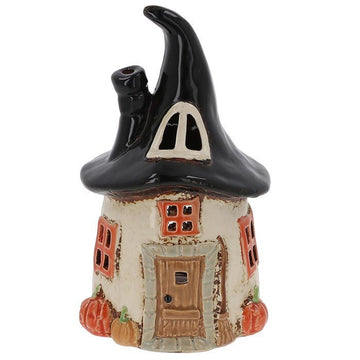 Village Pottery Witch Round House Tealight - RUTHERFORD & Co
