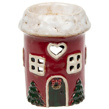 Village Pottery Xmas Warmer Heart - RUTHERFORD & Co
