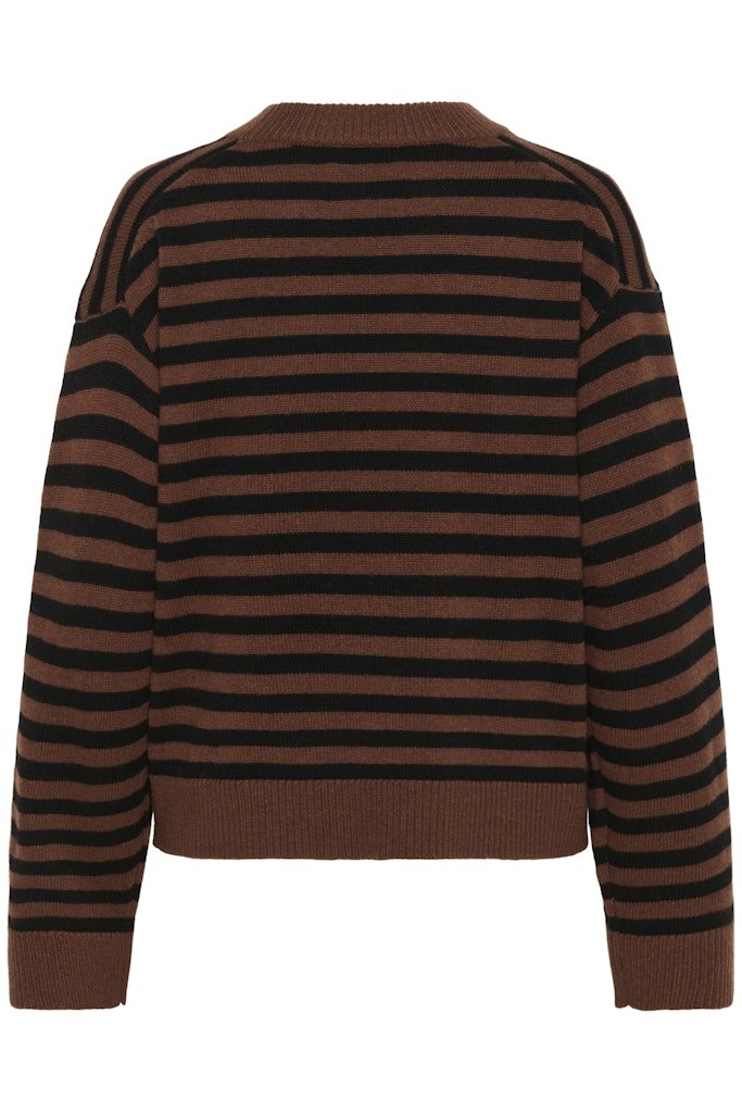 VinasPW Pu Pullover - Sorrel Horse/black Stripe - RUTHERFORD & Co