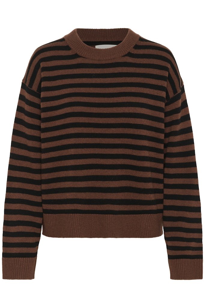VinasPW Pu Pullover - Sorrel Horse/black Stripe - RUTHERFORD & Co