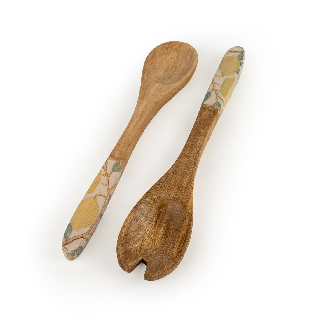 Vintage Fruits Mango Wood Spoon & Fork - RUTHERFORD & Co