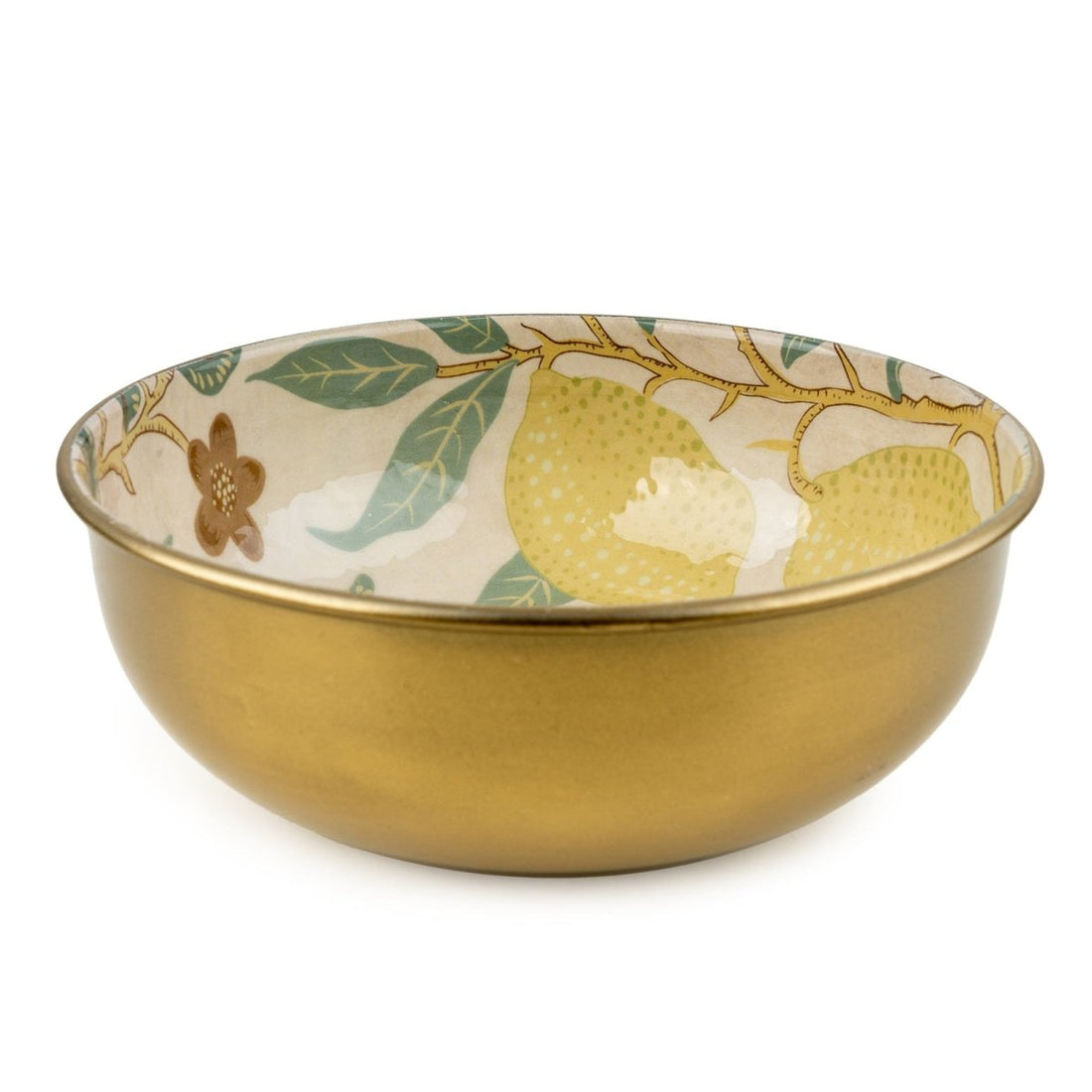 Vintage Fruits Metal Bowl 20cm - RUTHERFORD & Co