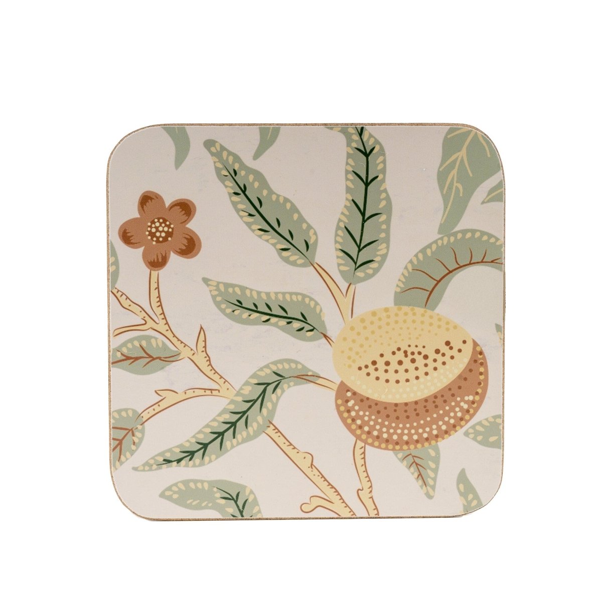 Vintage Fruits Wooden Coasters - Set of 4 - RUTHERFORD & Co