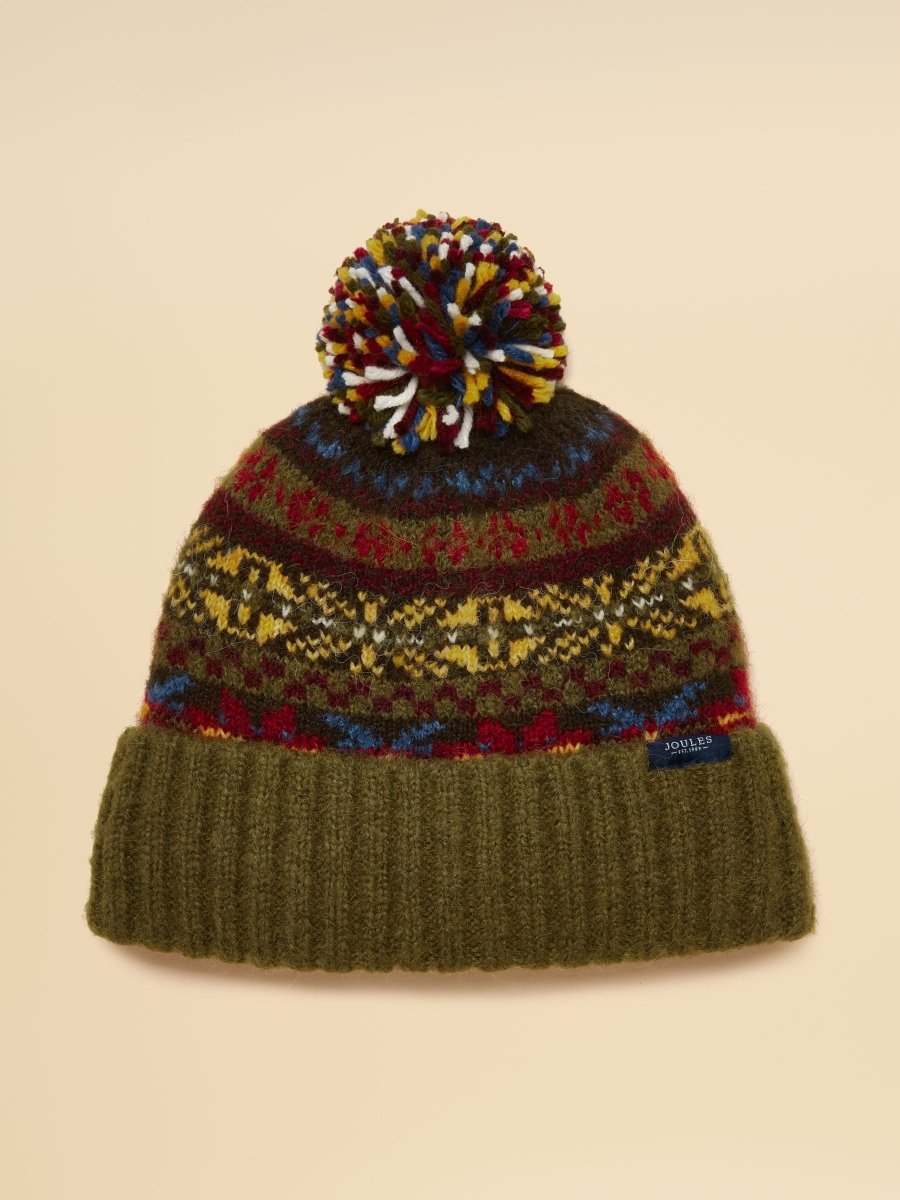 Walcott Green Bobble Hat - RUTHERFORD & Co