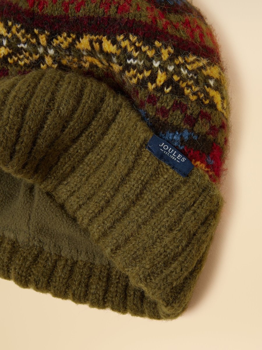 Walcott Green Bobble Hat - RUTHERFORD & Co