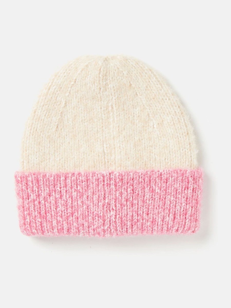 Wanderer Cream Knitted Beanie Hat - RUTHERFORD & Co