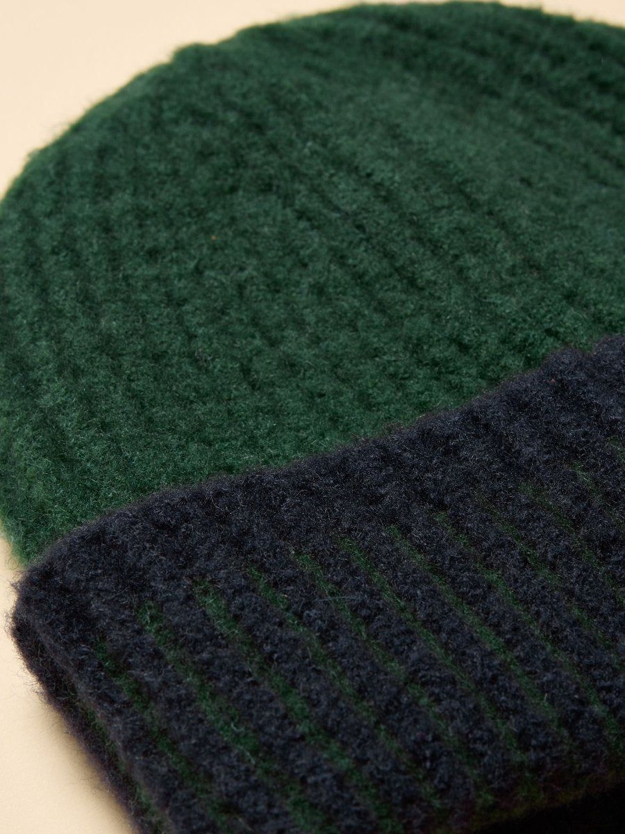 Wanderer Green Beanie Hat - RUTHERFORD & Co