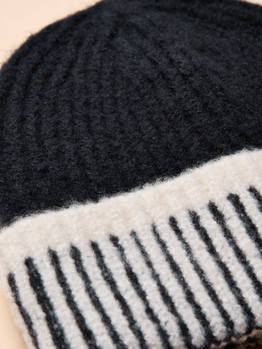Wanderer Navy Beanie Hat - RUTHERFORD & Co