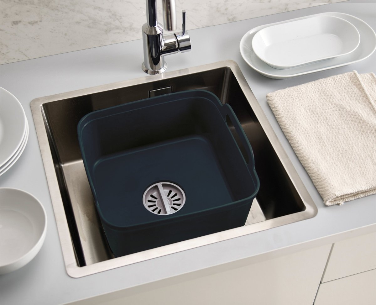 Wash&Drain™ Grey Washing Up Bowl - RUTHERFORD & Co