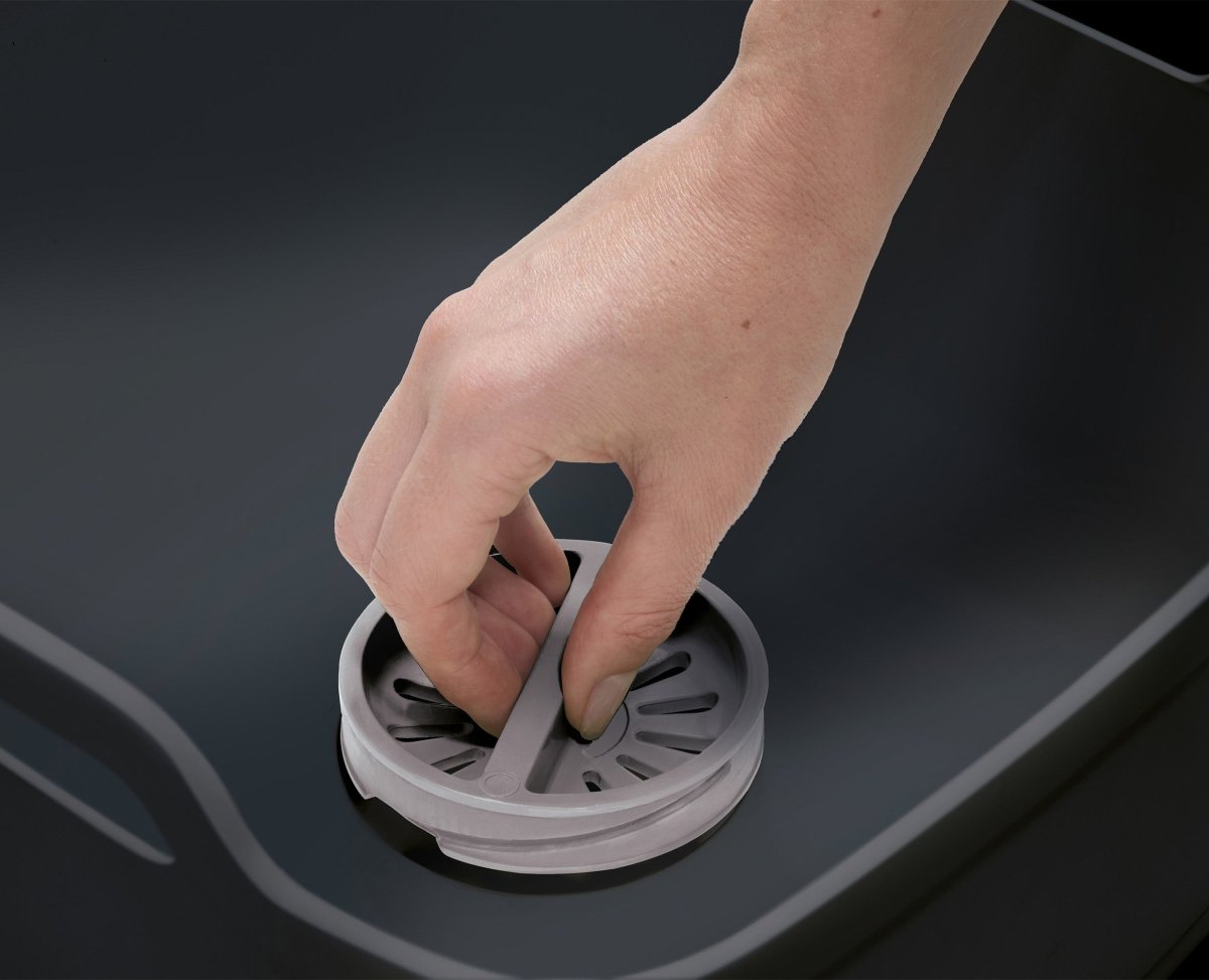 Wash&Drain™ Grey Washing Up Bowl - RUTHERFORD & Co