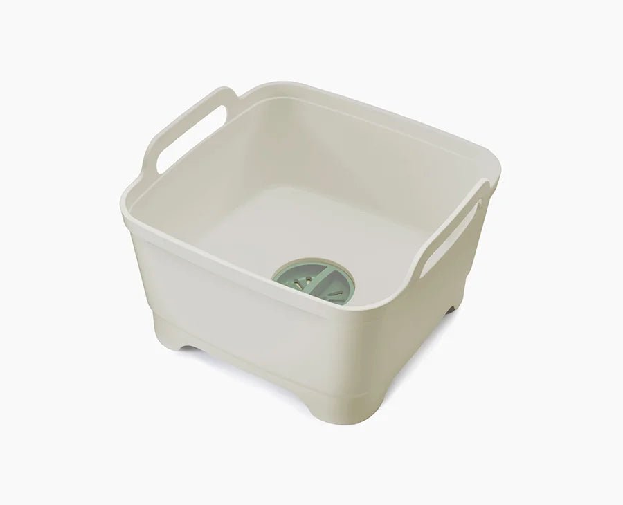 Wash&Drain™ Stone Green Washing-up Bowl - RUTHERFORD & Co